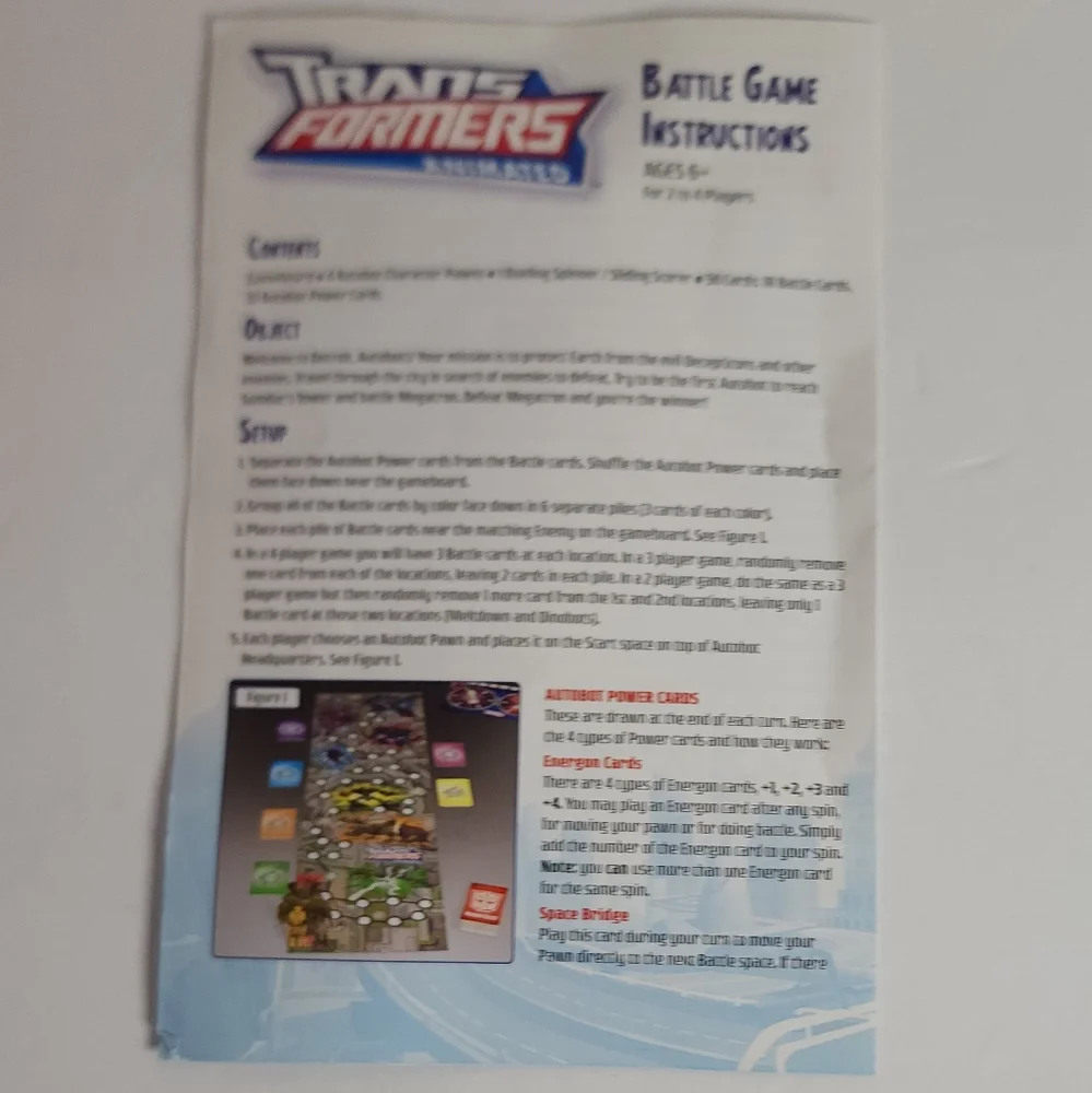 Transformers animated Battle Game